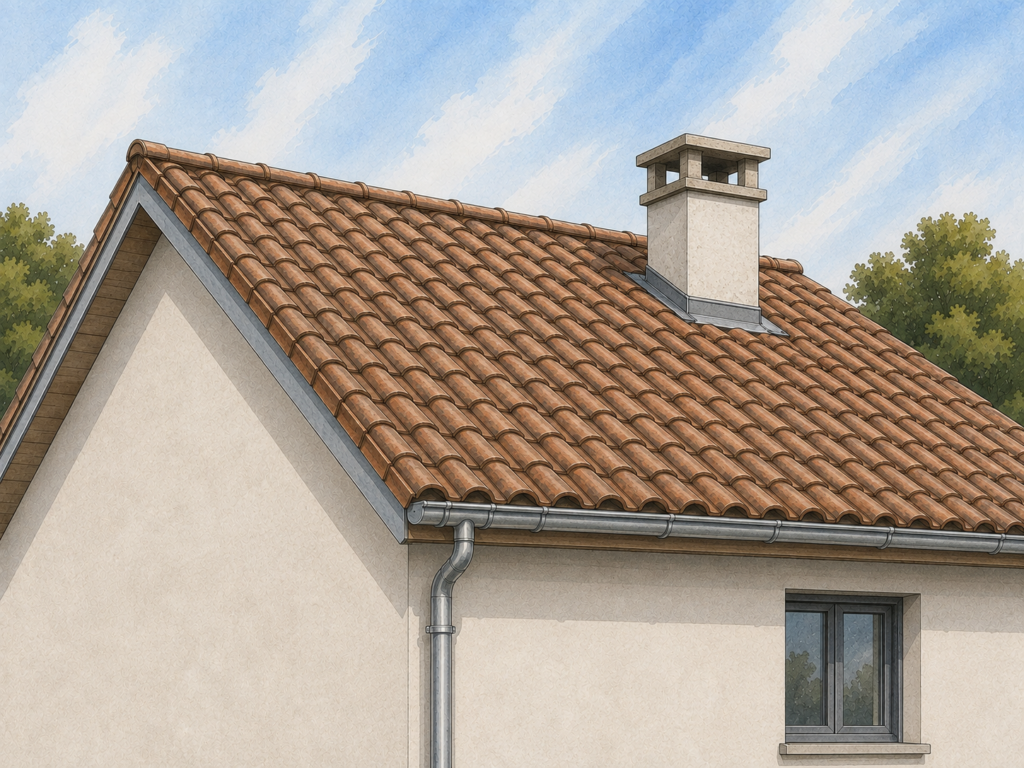 Couvreur Beynes en intervention sur une toiture en tuiles